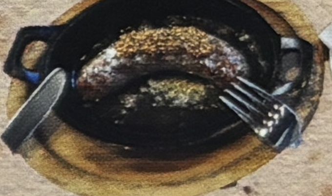 窯焼きサルシッチャ 粒マスタード添え